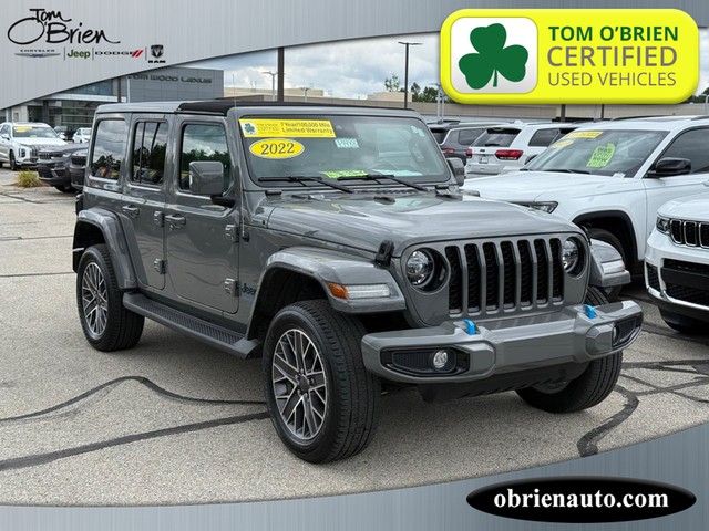 2022 Jeep Wrangler 4xe Unlimited Sahara High Altitude at Tom O'Brien Chrysler Jeep Dodge Ram in Indianapolis IN