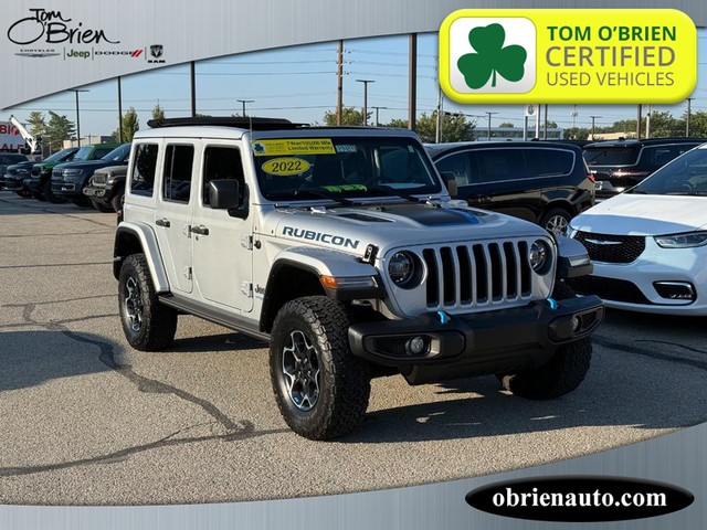 2022 Jeep Wrangler 4xe Unlimited Rubicon at Tom O'Brien Chrysler Jeep Dodge Ram in Indianapolis IN