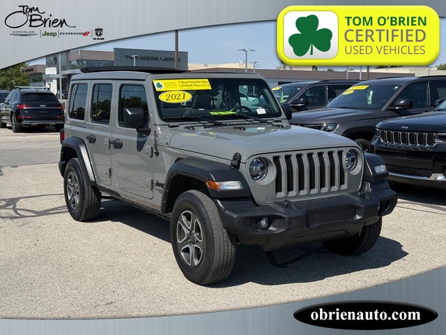 2021 Jeep Wrangler Sport S at Tom O'Brien Chrysler Jeep Dodge Ram in Indianapolis IN