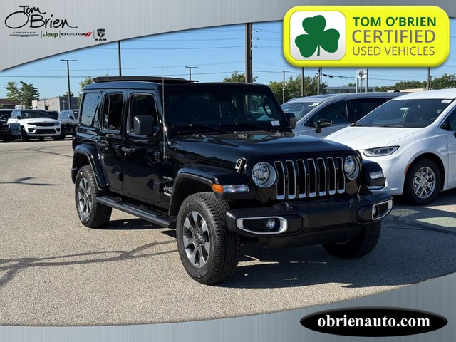 2022 Jeep Wrangler Unlimited Sahara at Tom O'Brien Chrysler Jeep Dodge Ram in Indianapolis IN