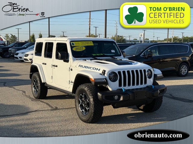 2022 Jeep Wrangler 4xe Unlimited Rubicon at Tom O'Brien Chrysler Jeep Dodge Ram in Indianapolis IN