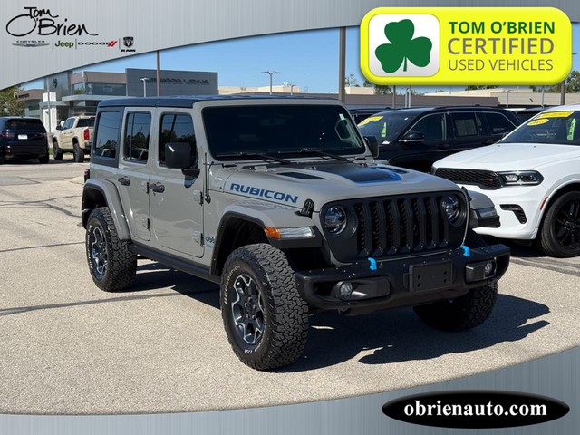 2022 Jeep Wrangler 4xe Unlimited Rubicon at Tom O'Brien Chrysler Jeep Dodge Ram in Indianapolis IN