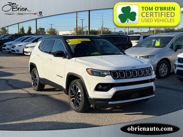 2022 Jeep Compass 4WD Limited at Tom O'Brien Chrysler Jeep Dodge Ram in Indianapolis IN