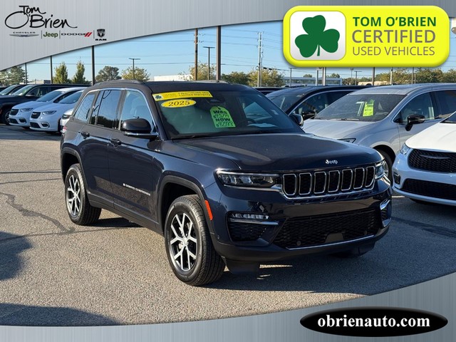 2025 Jeep Grand Cherokee Limited at Tom O'Brien Chrysler Jeep Dodge Ram in Indianapolis IN