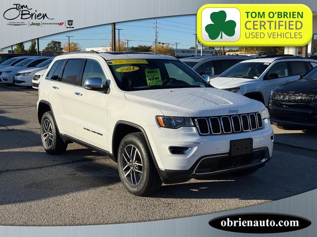 2021 Jeep Grand Cherokee 4WD Limited at Tom O'Brien Chrysler Jeep Dodge Ram in Indianapolis IN