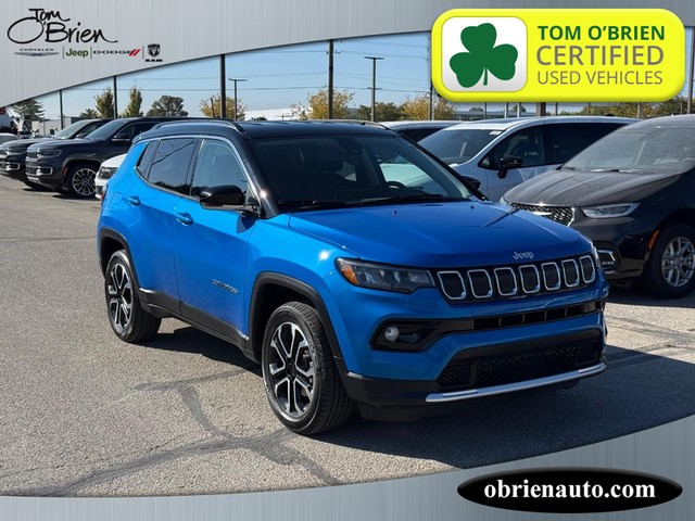 2022 Jeep Compass 4WD Limited at Tom O'Brien Chrysler Jeep Dodge Ram in Indianapolis IN