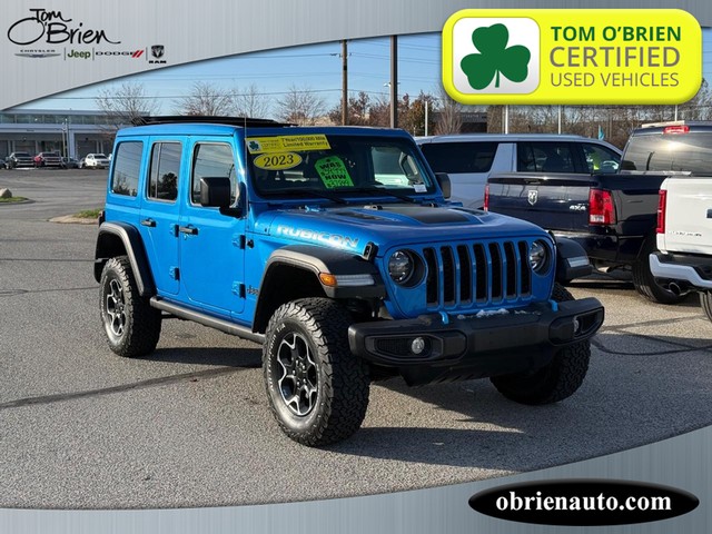 2023 Jeep Wrangler 4xe Rubicon at Tom O'Brien Chrysler Jeep Dodge Ram in Indianapolis IN