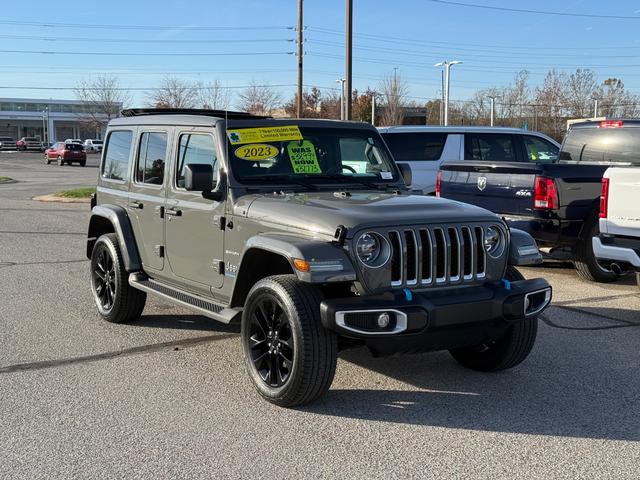 2023 Jeep Wrangler 4xe Sahara at Tom O'Brien Chrysler Jeep Dodge Ram in Indianapolis IN
