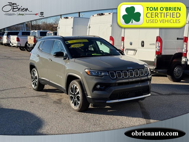 2022 Jeep Compass 4WD Limited at Tom O'Brien Chrysler Jeep Dodge Ram in Indianapolis IN