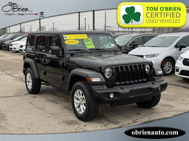 2023 Jeep Wrangler Sport S at Tom O'Brien Chrysler Jeep Dodge Ram in Indianapolis IN