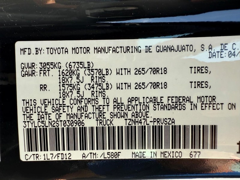 Toyota Tacoma 4WD Hybrid Vehicle Image 20