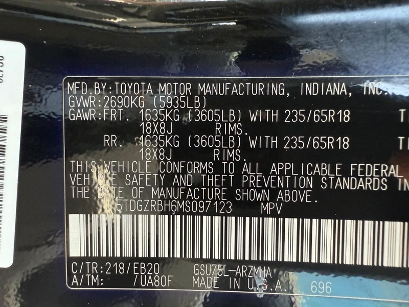Toyota Highlander Vehicle Image 29