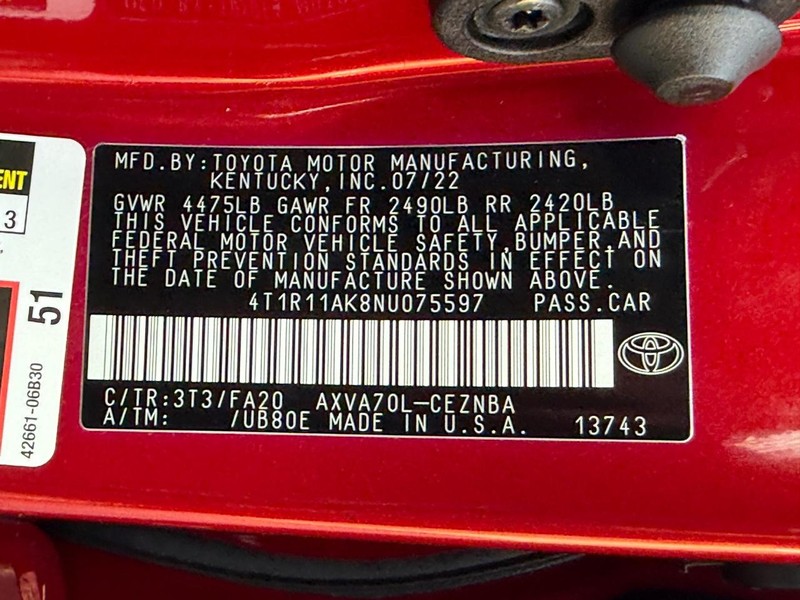 Toyota Camry Vehicle Image 25