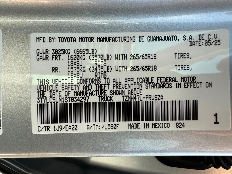 Toyota Tacoma 4WD Hybrid Vehicle Image 22