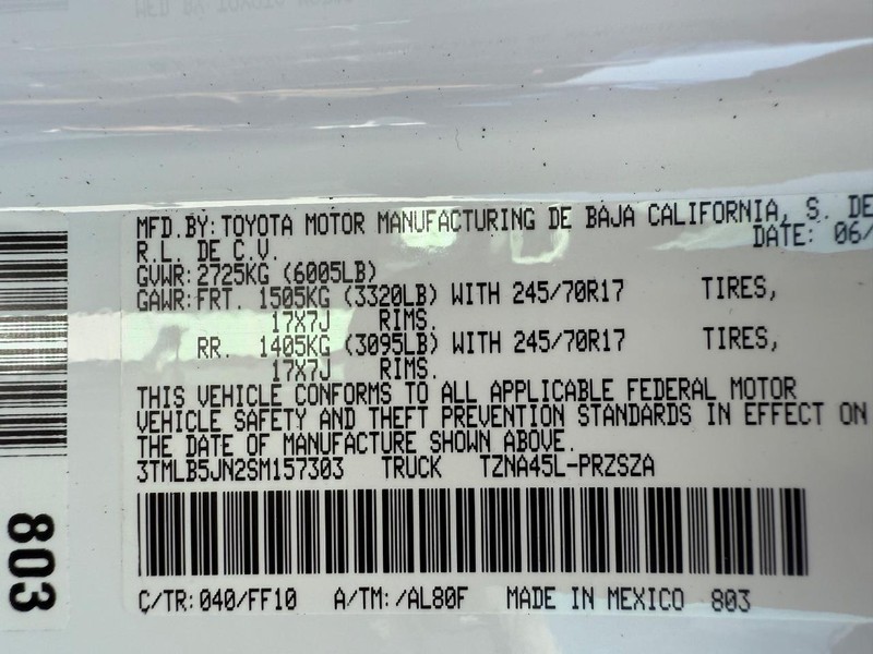 Toyota Tacoma 4WD Vehicle Image 20