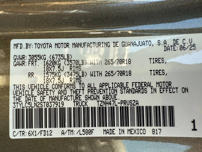 Toyota Tacoma 4WD Hybrid Vehicle Image 20