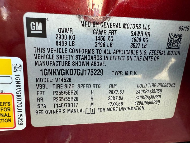 Chevrolet Traverse Vehicle Image 26