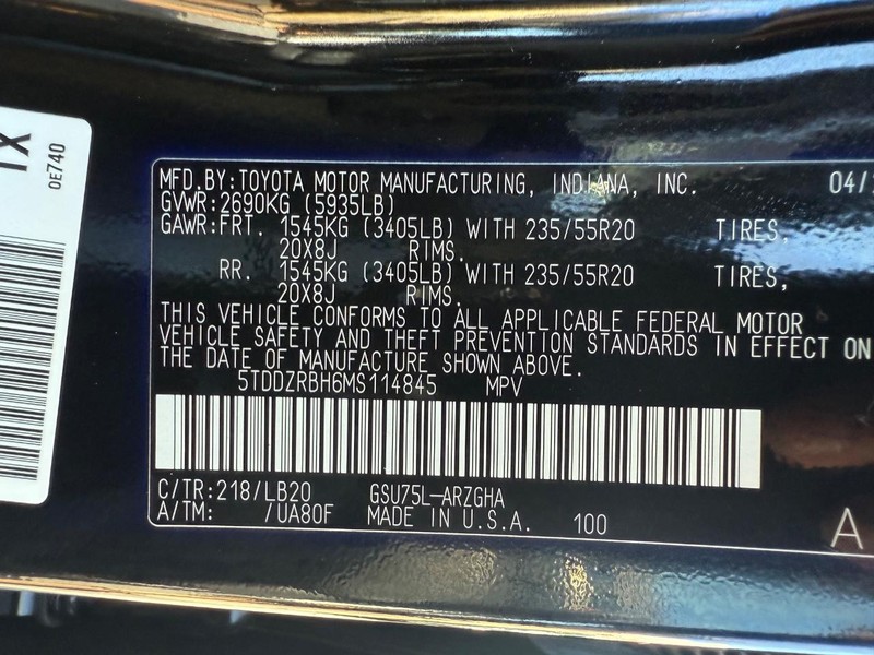 Toyota Highlander Vehicle Image 29