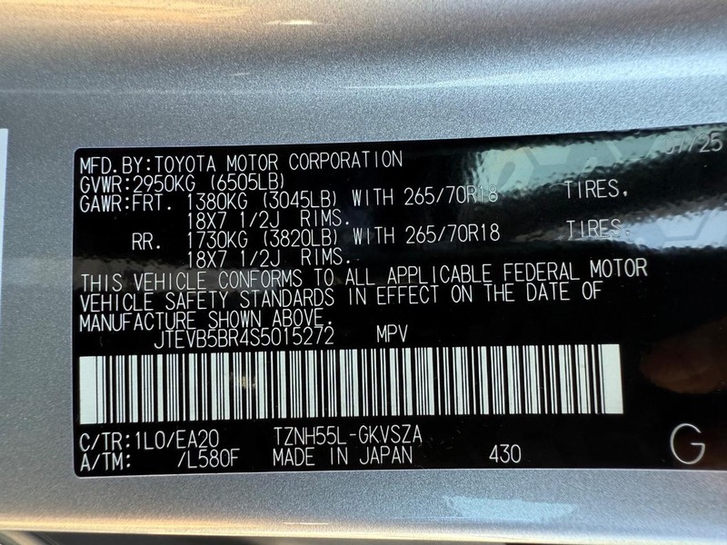 Toyota 4Runner Vehicle Image 22