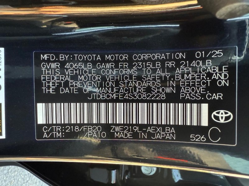 Toyota Corolla Hybrid Vehicle Image 23