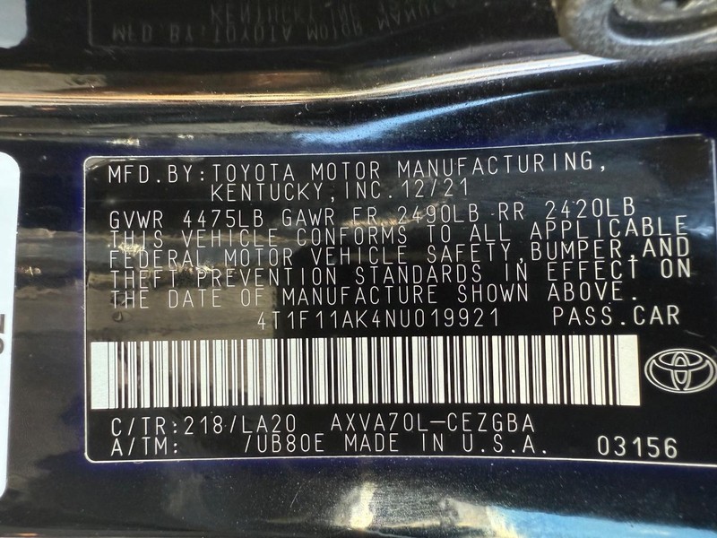 Toyota Camry Vehicle Image 26