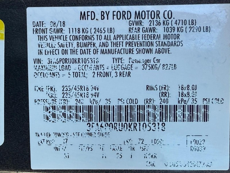 Ford Fusion Hybrid Vehicle Image 28