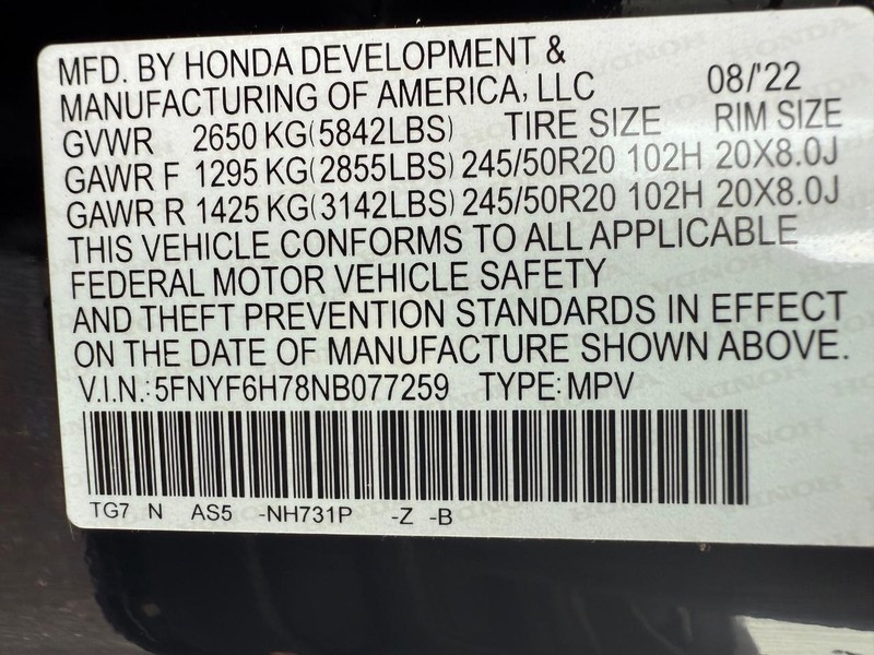 Honda Pilot Vehicle Image 30
