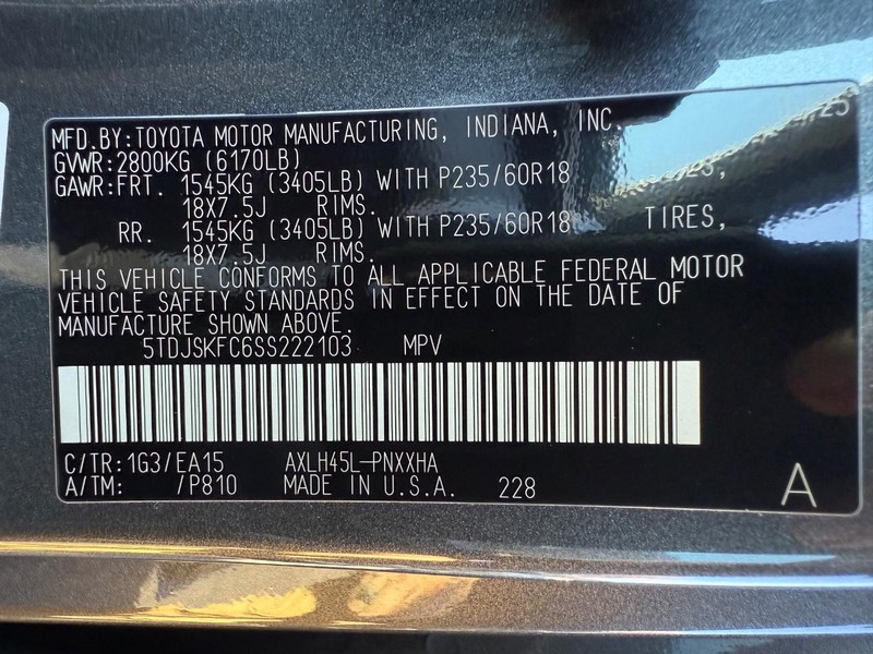 Toyota Sienna Vehicle Image 23