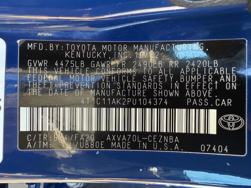 Toyota Camry Vehicle Image 24