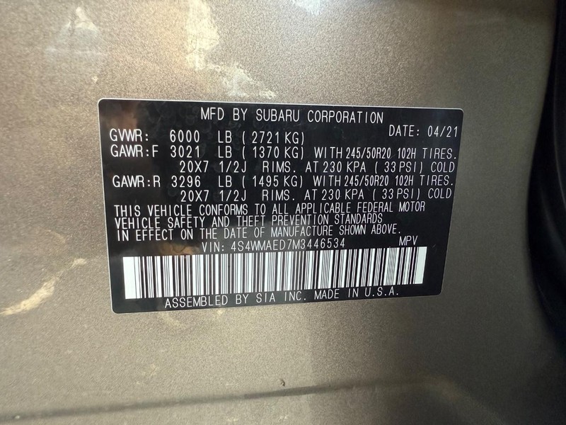 Subaru Ascent Vehicle Image 30