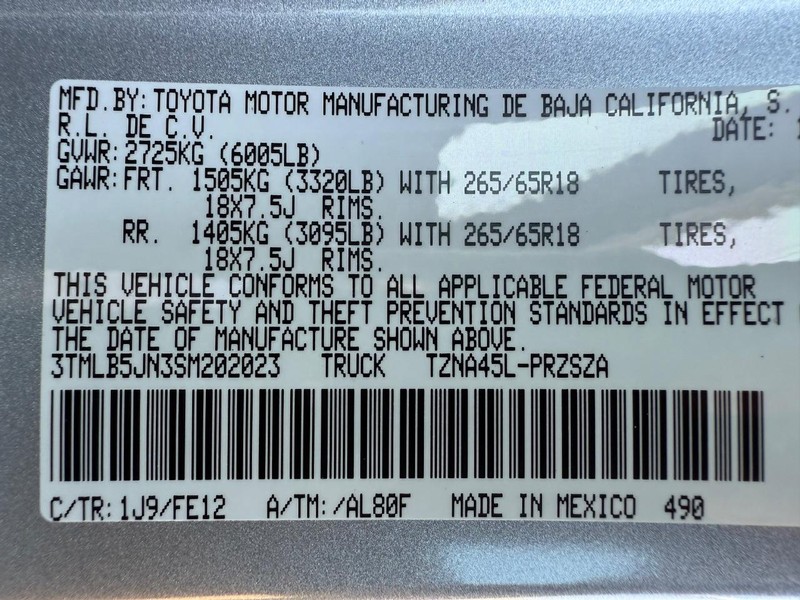 Toyota Tacoma 4WD Vehicle Image 22