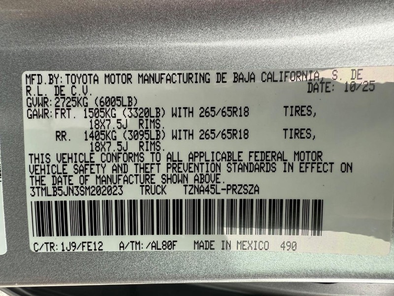 Toyota Tacoma 4WD Vehicle Image 22