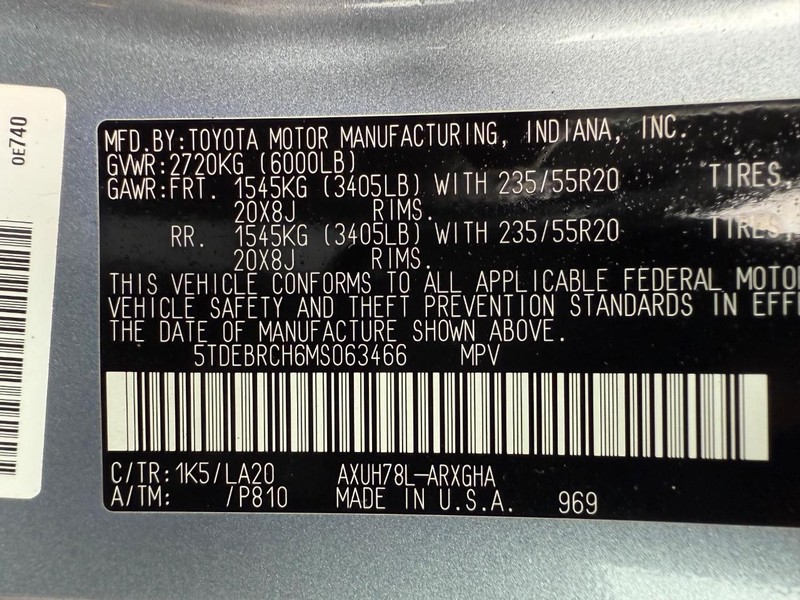 Toyota Highlander Vehicle Image 27