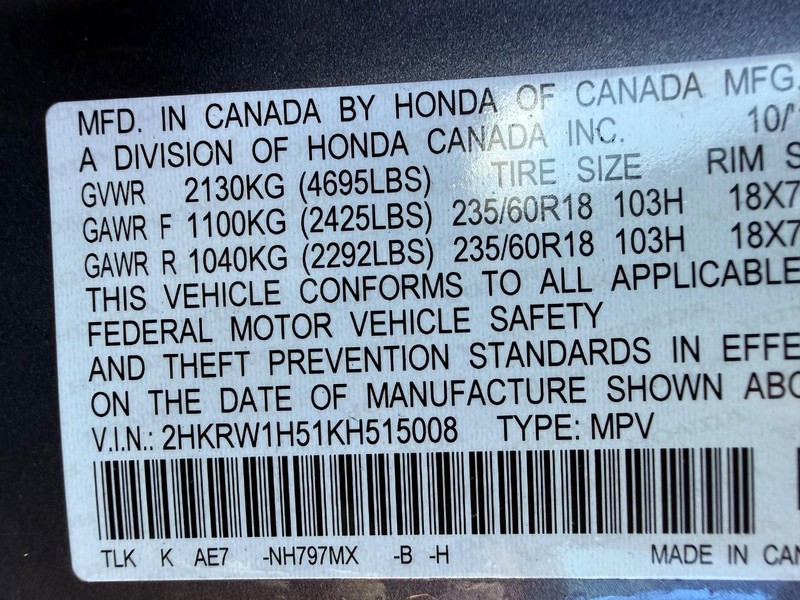 Honda CR-V Vehicle Image 27