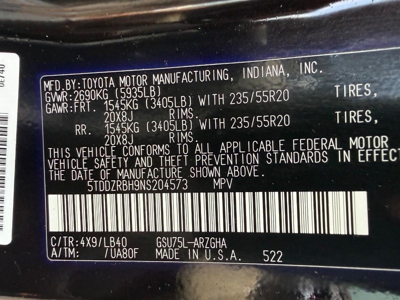 Toyota Highlander Vehicle Image 29