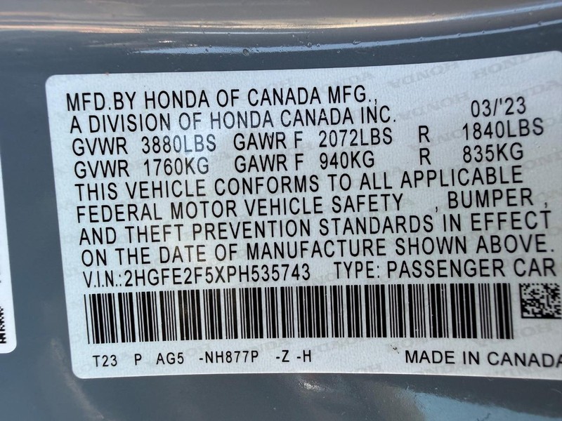 Honda Civic Sedan Vehicle Image 25
