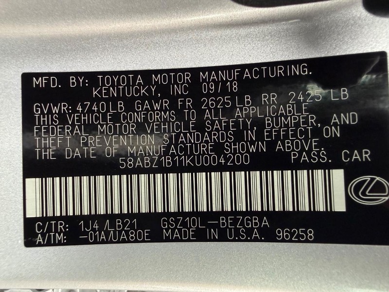 Lexus ES Vehicle Image 29