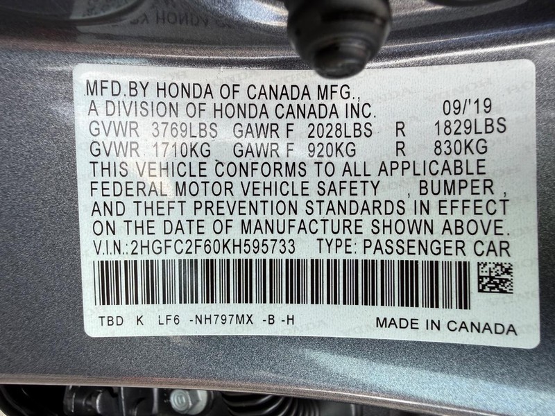 Honda Civic Sedan Vehicle Full-screen Gallery Image 23