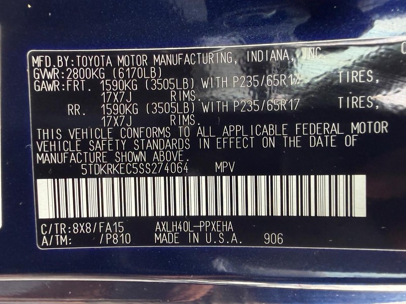 Toyota Sienna Vehicle Image 25
