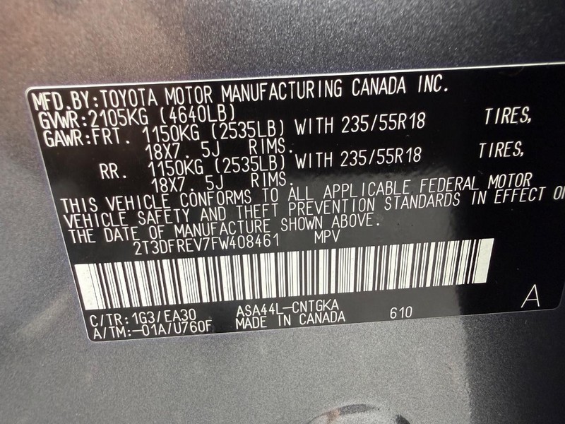 Toyota RAV4 Vehicle Image 28