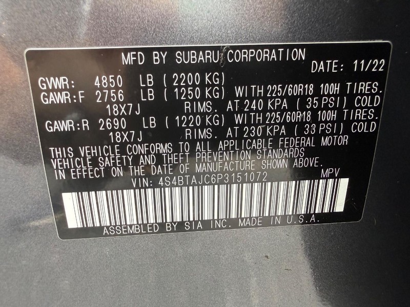 Subaru Outback Vehicle Image 25