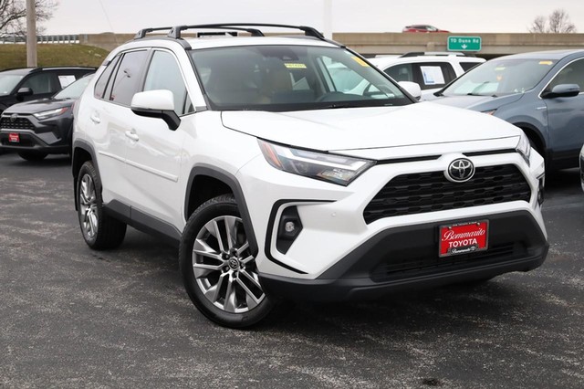 Certified 2023 Toyota RAV4 XLE Premium with VIN 2T3C1RFV9PW244141 for sale in Hazelwood, MO