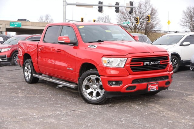 Used 2021 RAM Ram 1500 Pickup Big Horn/Lone Star with VIN 1C6SRFFT5MN715696 for sale in Hazelwood, MO