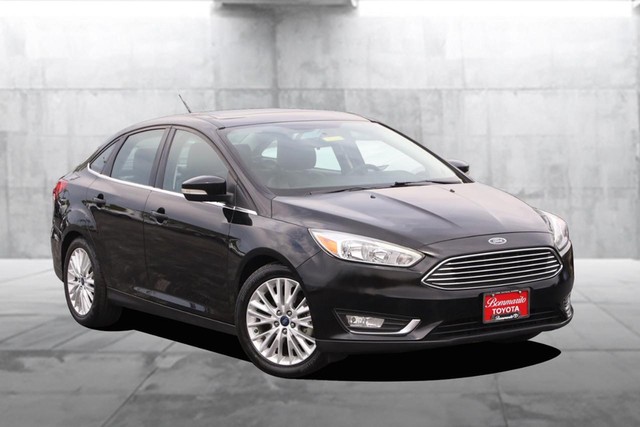 Used 2017 Ford Focus Titanium with VIN 1FADP3J24HL238576 for sale in Hazelwood, MO