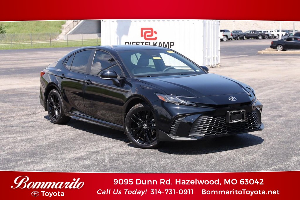 Midnight Black Metallic 2026 Toyota Camry Sedan All-Wheel Drive Continuously Variable Transmission