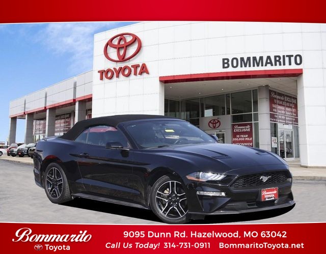 Shadow Black 2020 Ford Mustang Convertible Rear-Wheel Drive Automatic