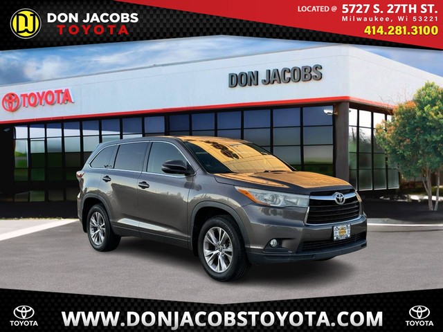 2016 Toyota Highlander LE Plus V6 at Don Jacobs Toyota in Milwaukee WI