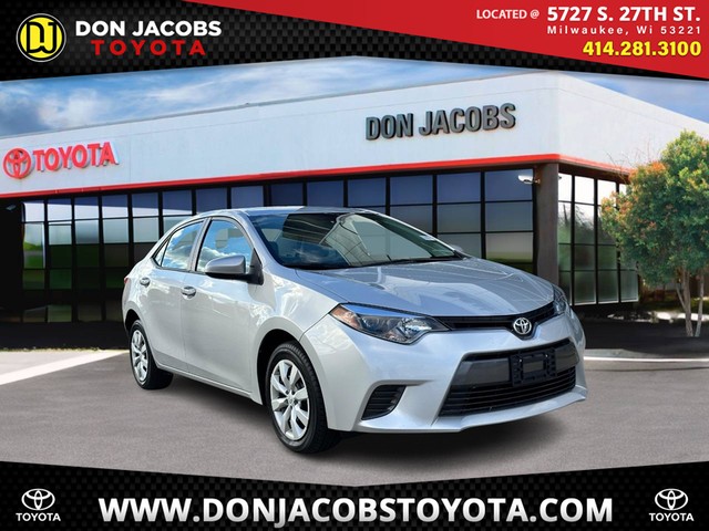 2016 Toyota Corolla L at Don Jacobs Toyota in Milwaukee WI