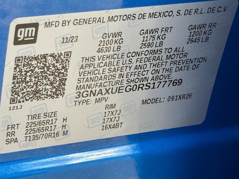 Chevrolet Equinox Vehicle Full-screen Gallery Image 28