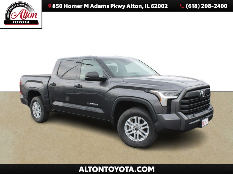 Magnetic Gray Metallic 2022 Toyota Tundra SR5 CrewMax Cab 4WD Pickup Truck Four-Wheel Drive Automatic